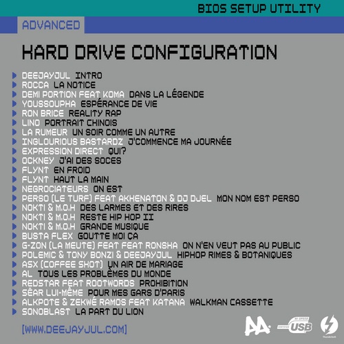 back Hard drive mixtape