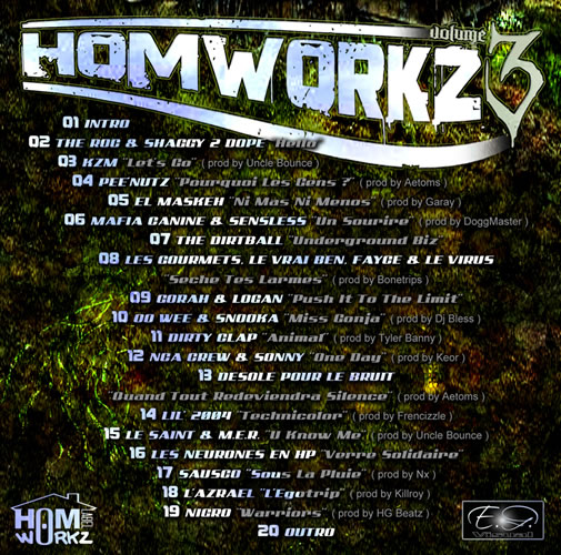 back Homworkz Volume 3