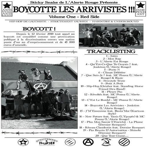 Boycotte les arrivistes cover maxi