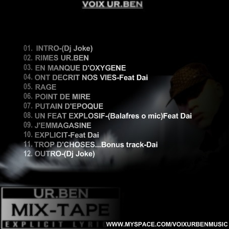 back Ur.ben Mixtape