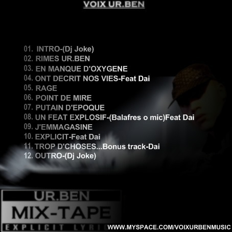 back Ur.ben Mixtape