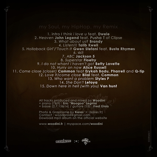 back My soul, My hip hop, my remix